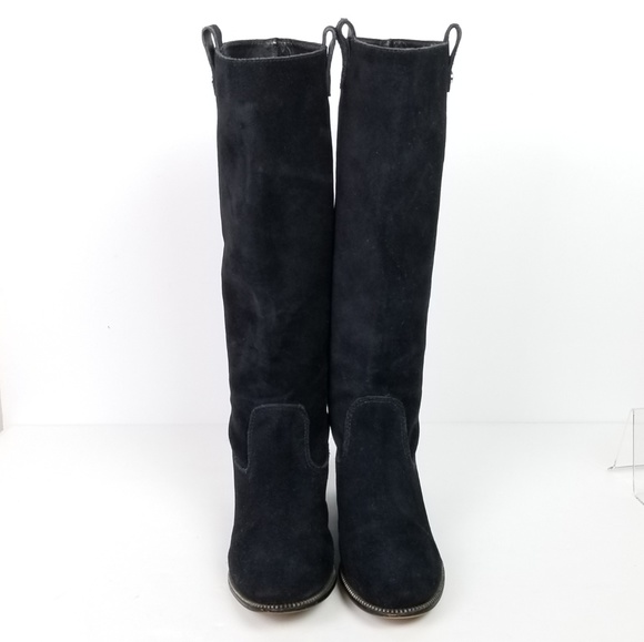 Michael Kors Bayview Suede Riding Boots Sz 5.5 - Picture 2 of 8